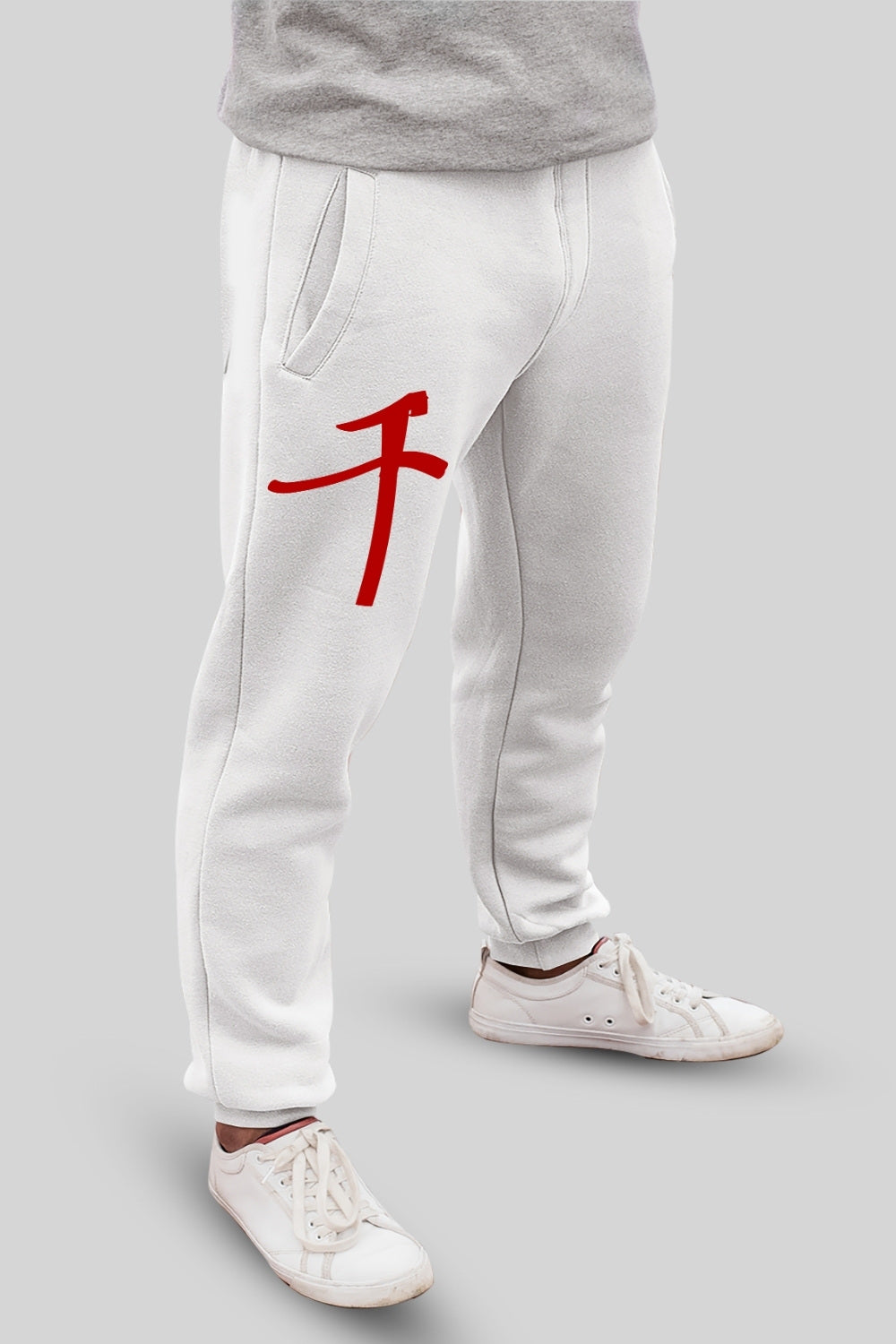 Anime Cal White Jogger