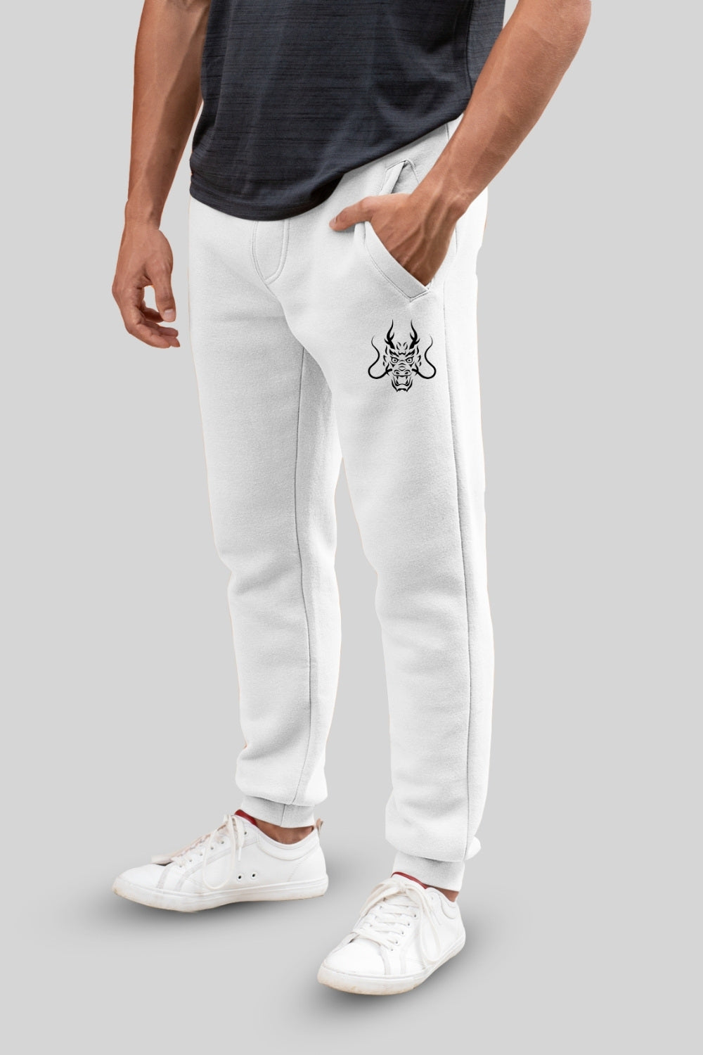 Dragon White Jogger