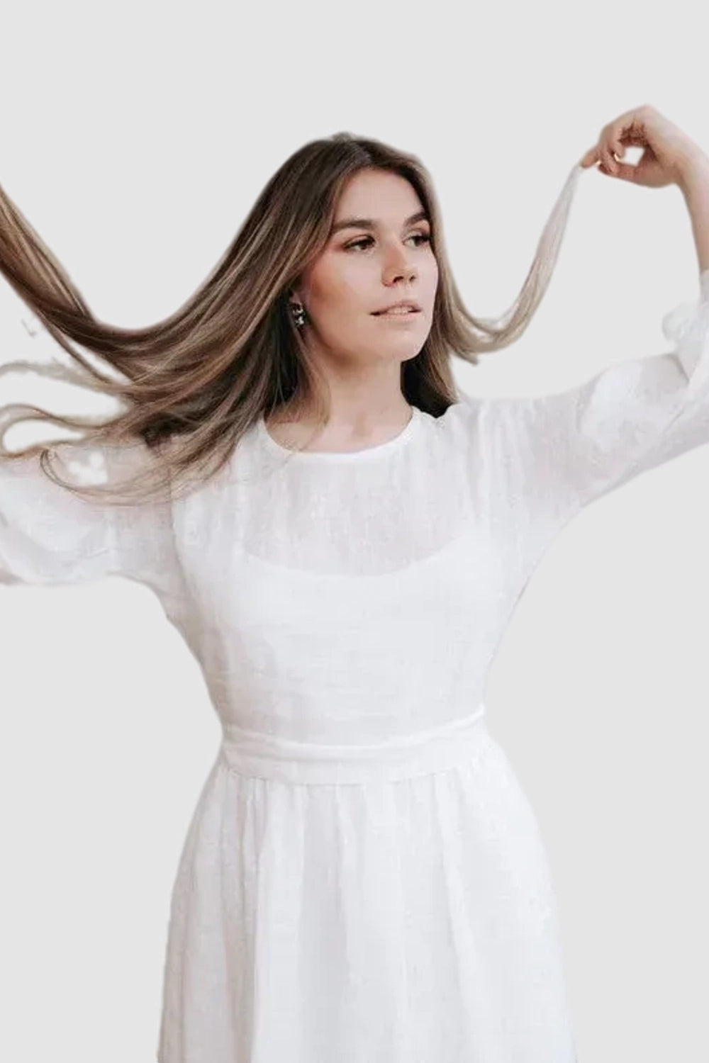 Sila White Dress