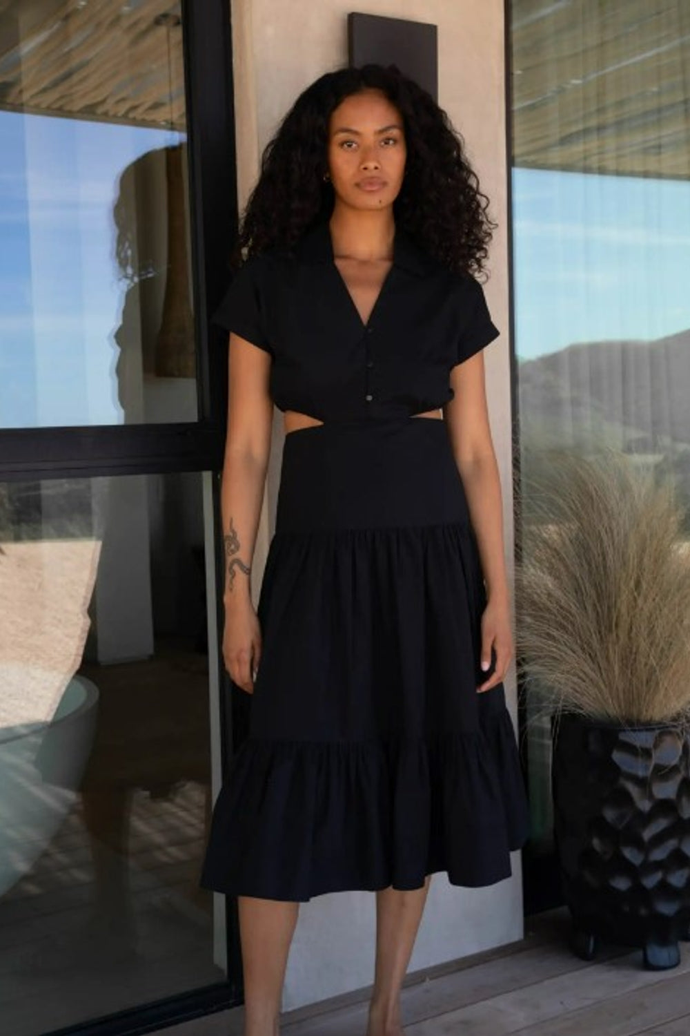 Penza Navy Blue Dress