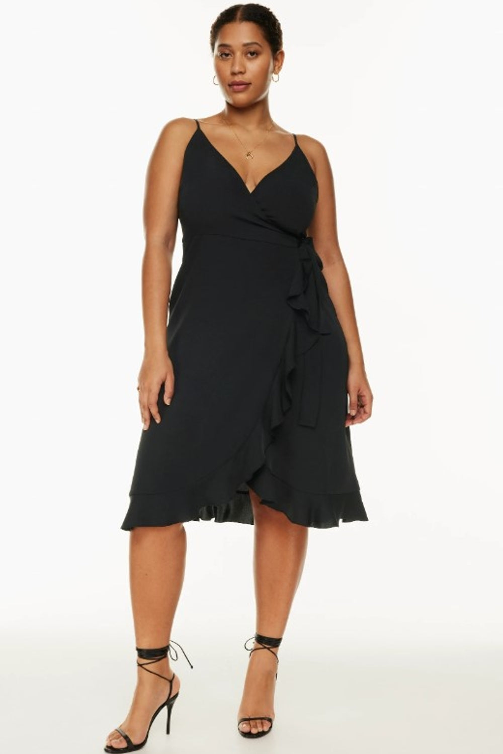 Wood Black Dress