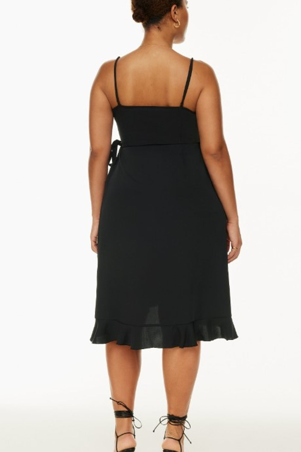 Wood Black Dress