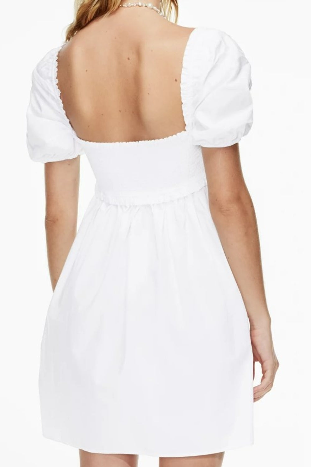 Buoyant White Dress
