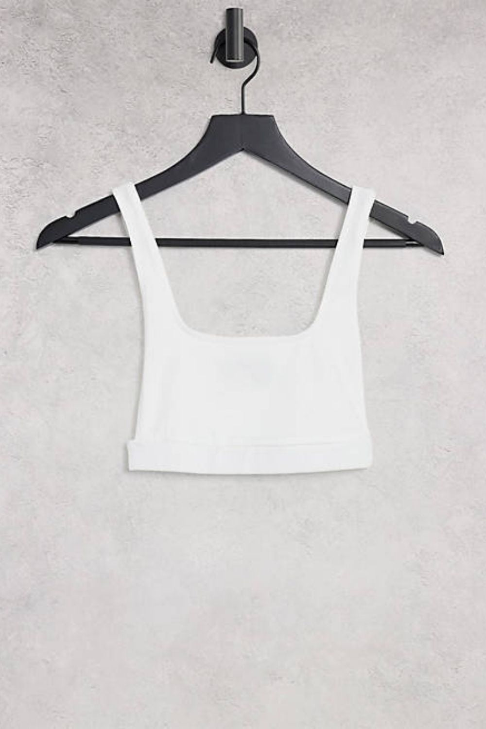 Crop Top With Open Side In White