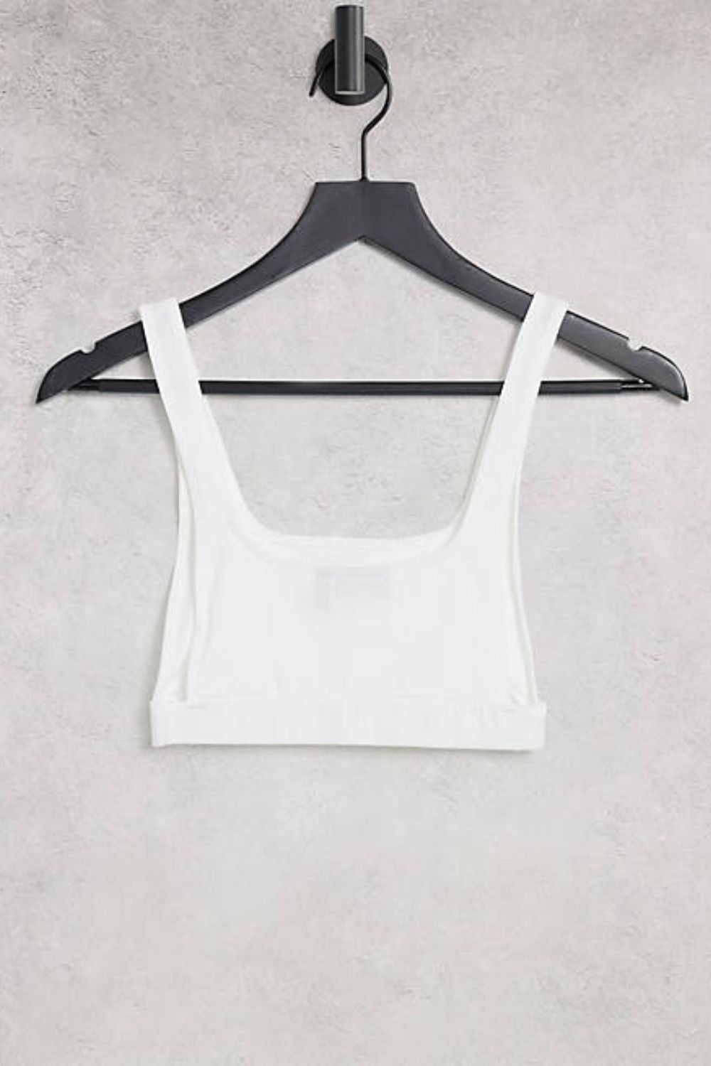 Crop Top With Open Side In White