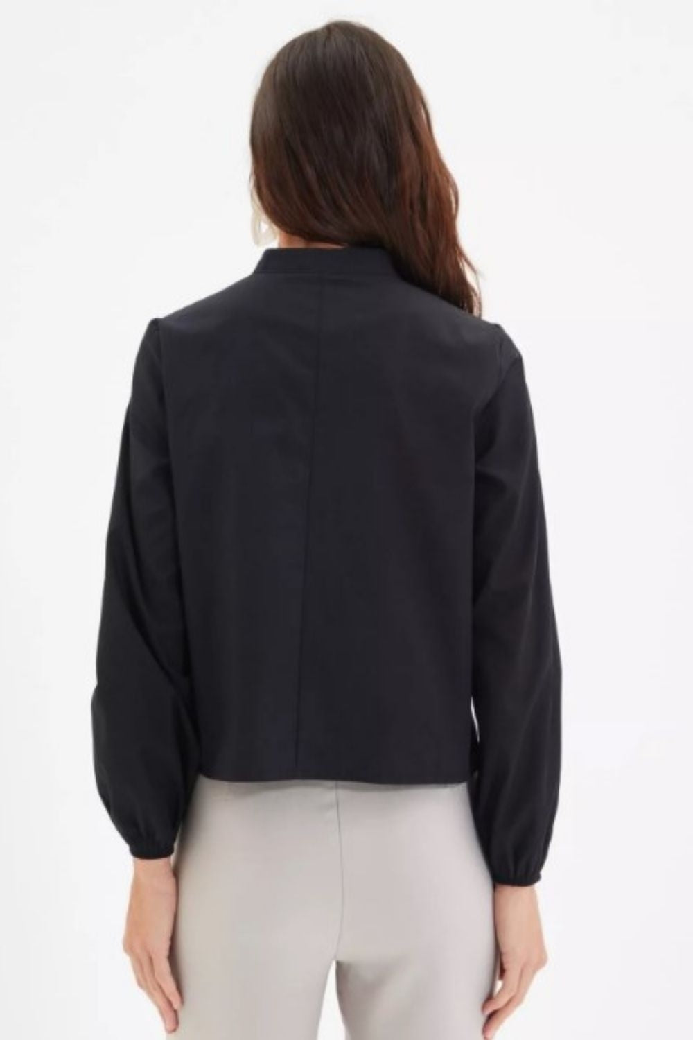 Keep It Simple Black Full Sleeve Top