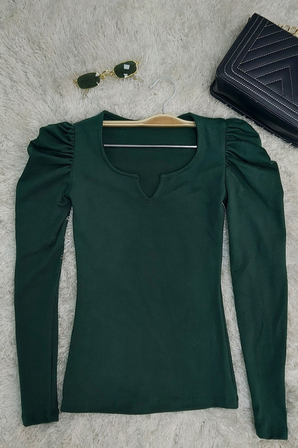 Leg Off Green Top