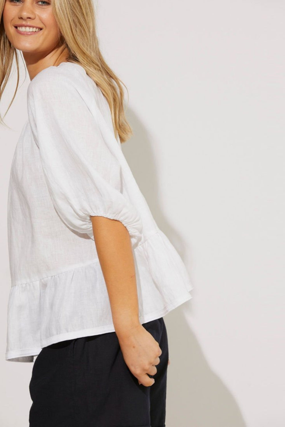 Salt Top In White
