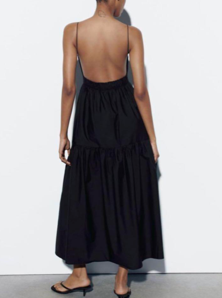 Trikala Black Dress