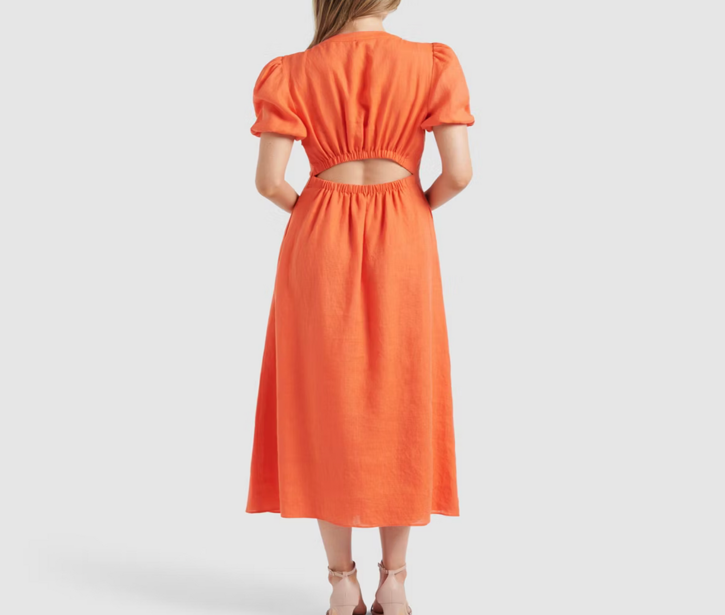 Tripoli Orange Dress