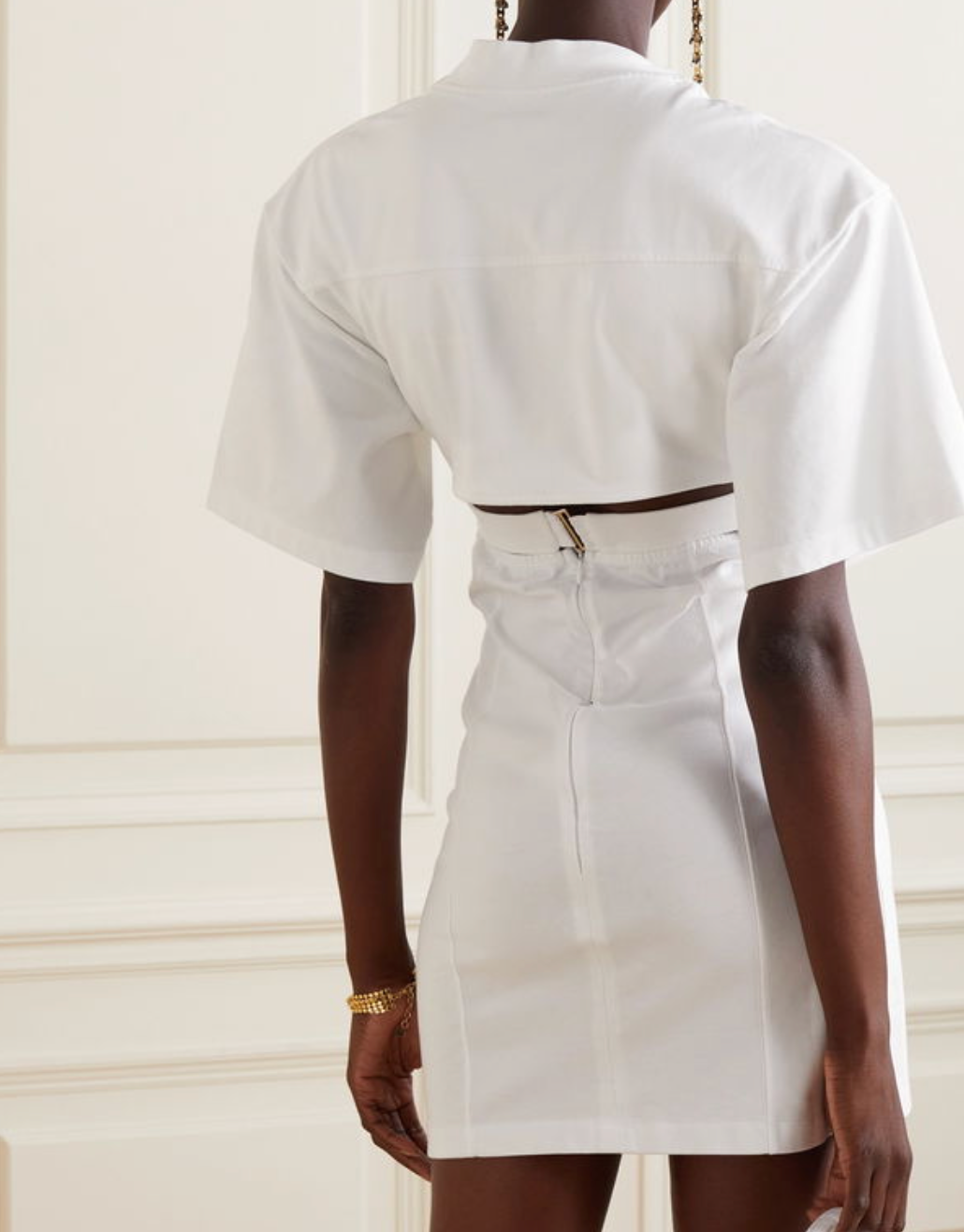 Glimmer White Dress