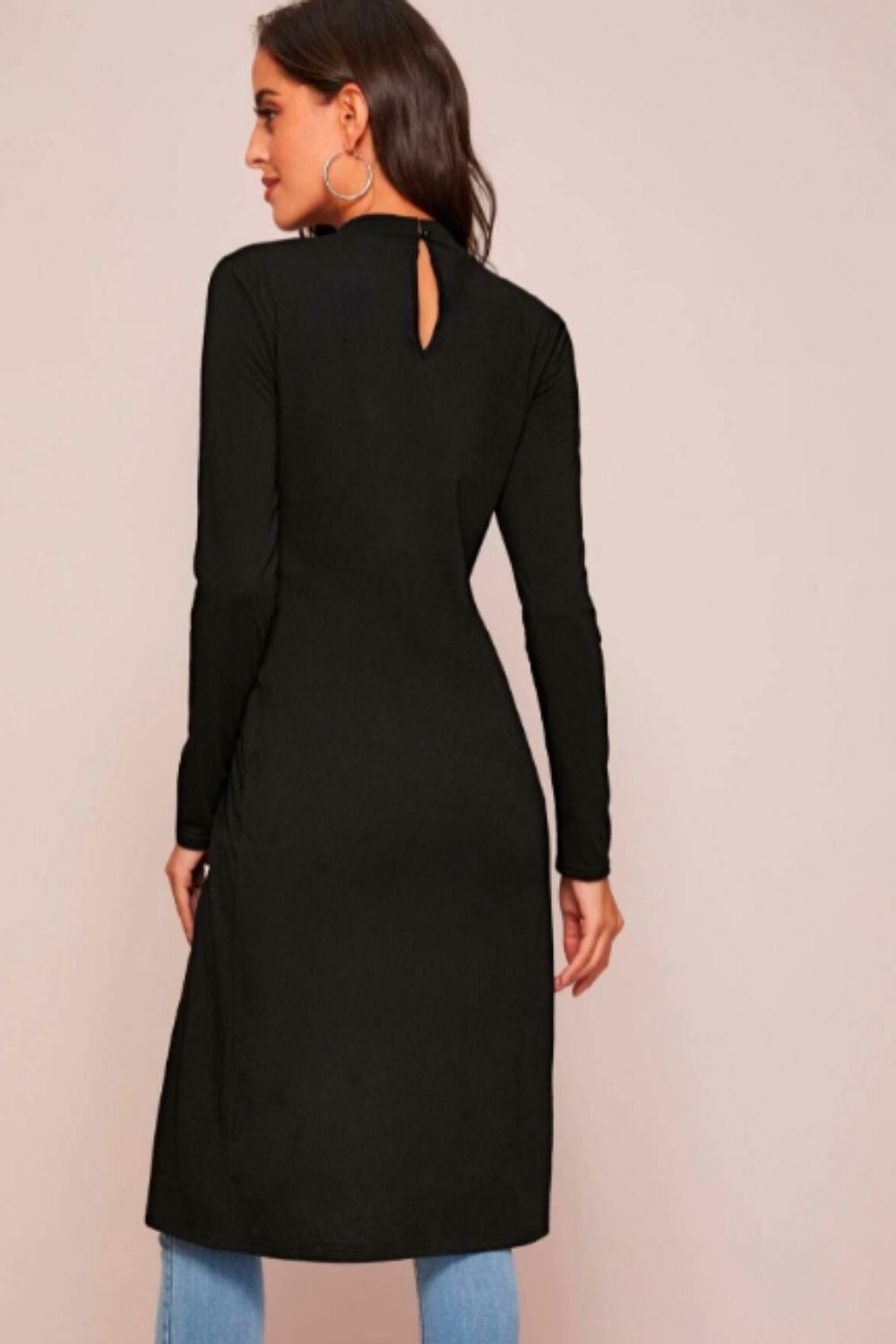 Side Slit Full Sleeve Top