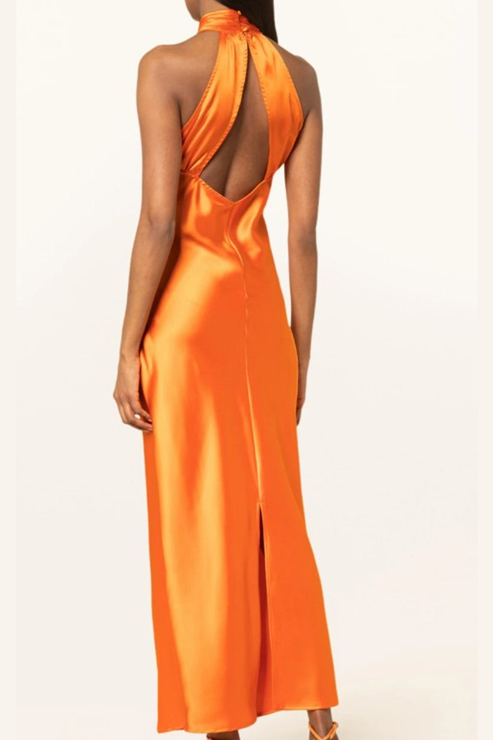 Botanical Orange Dress