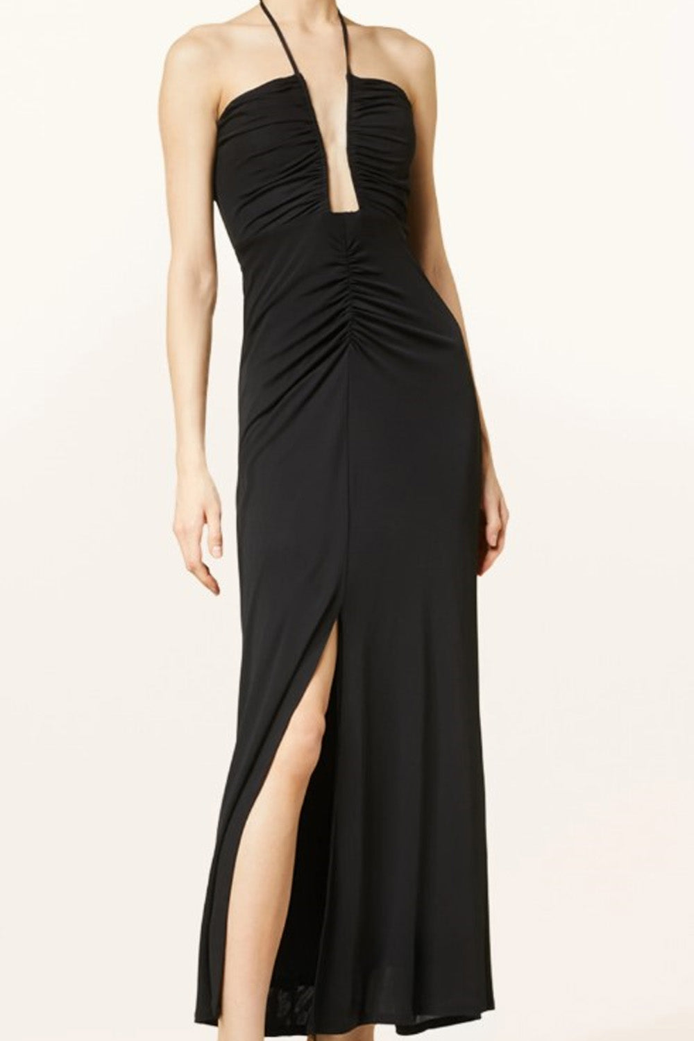 Coral Black Dress