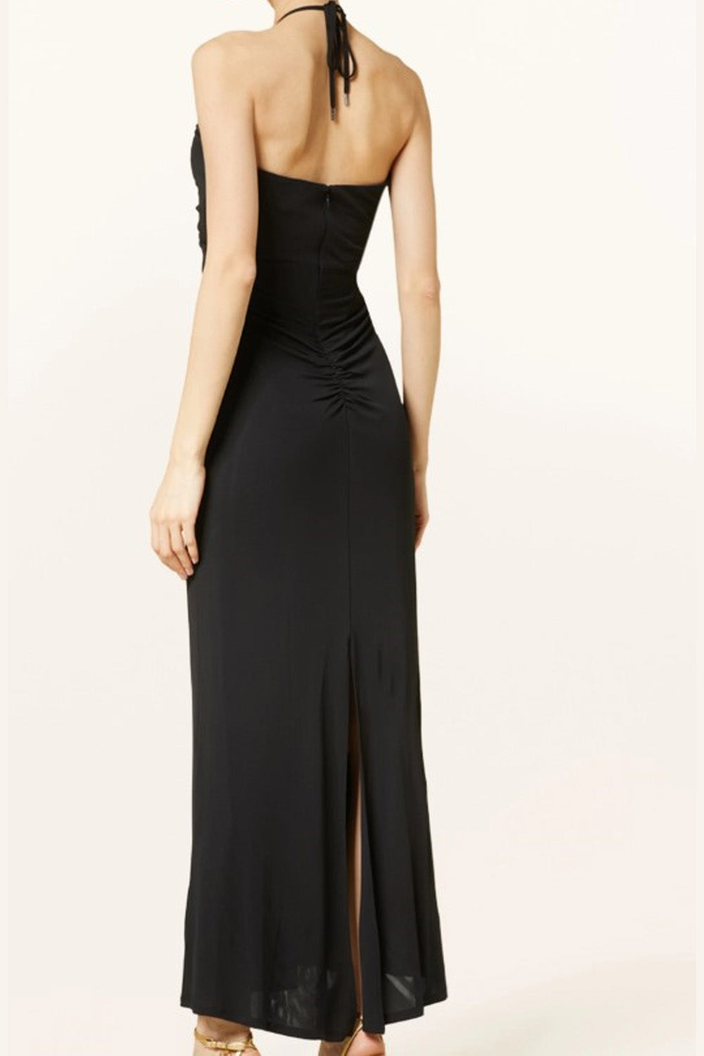 Coral Black Dress