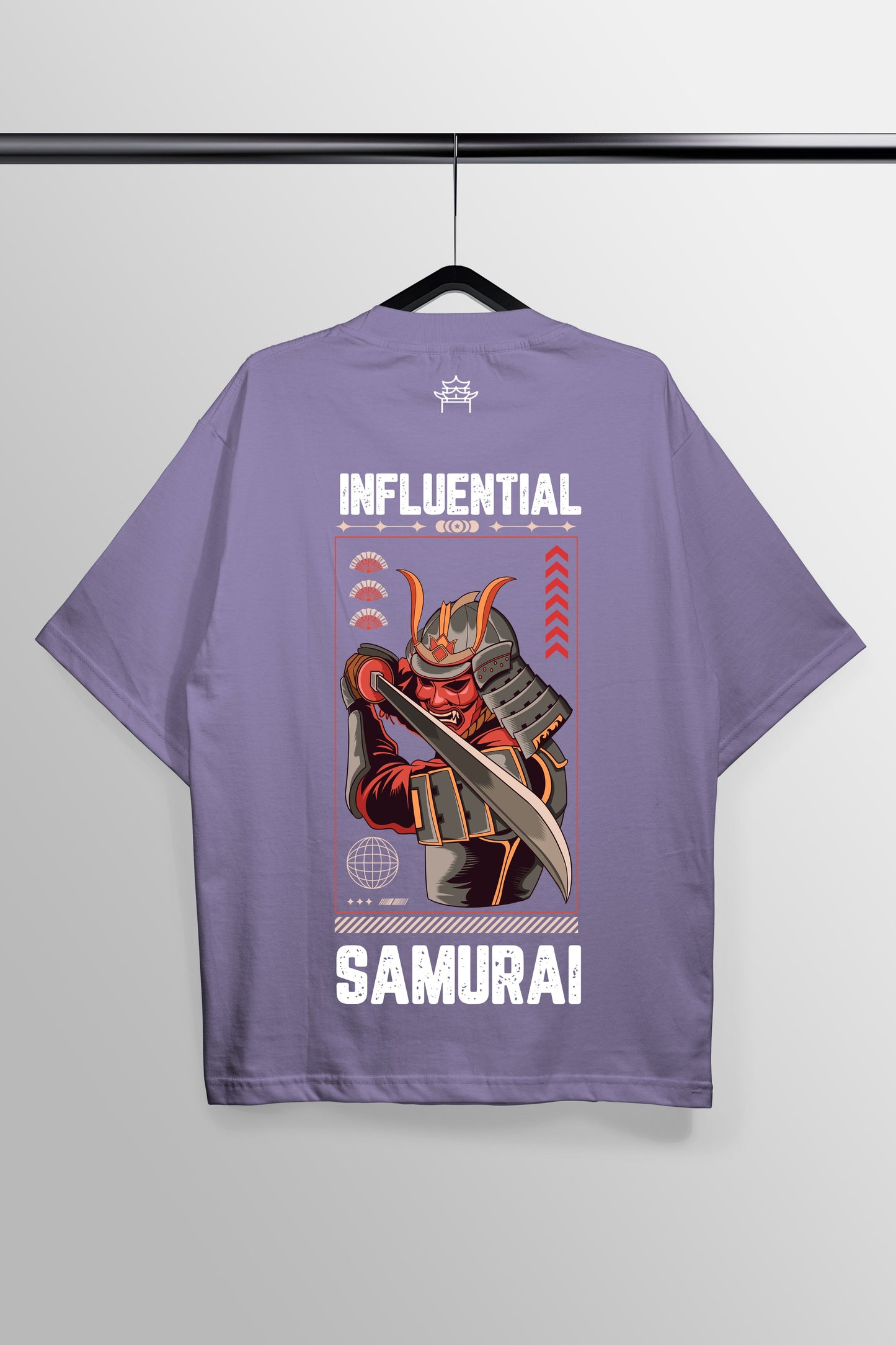 Influential Lavender Oversized Tee