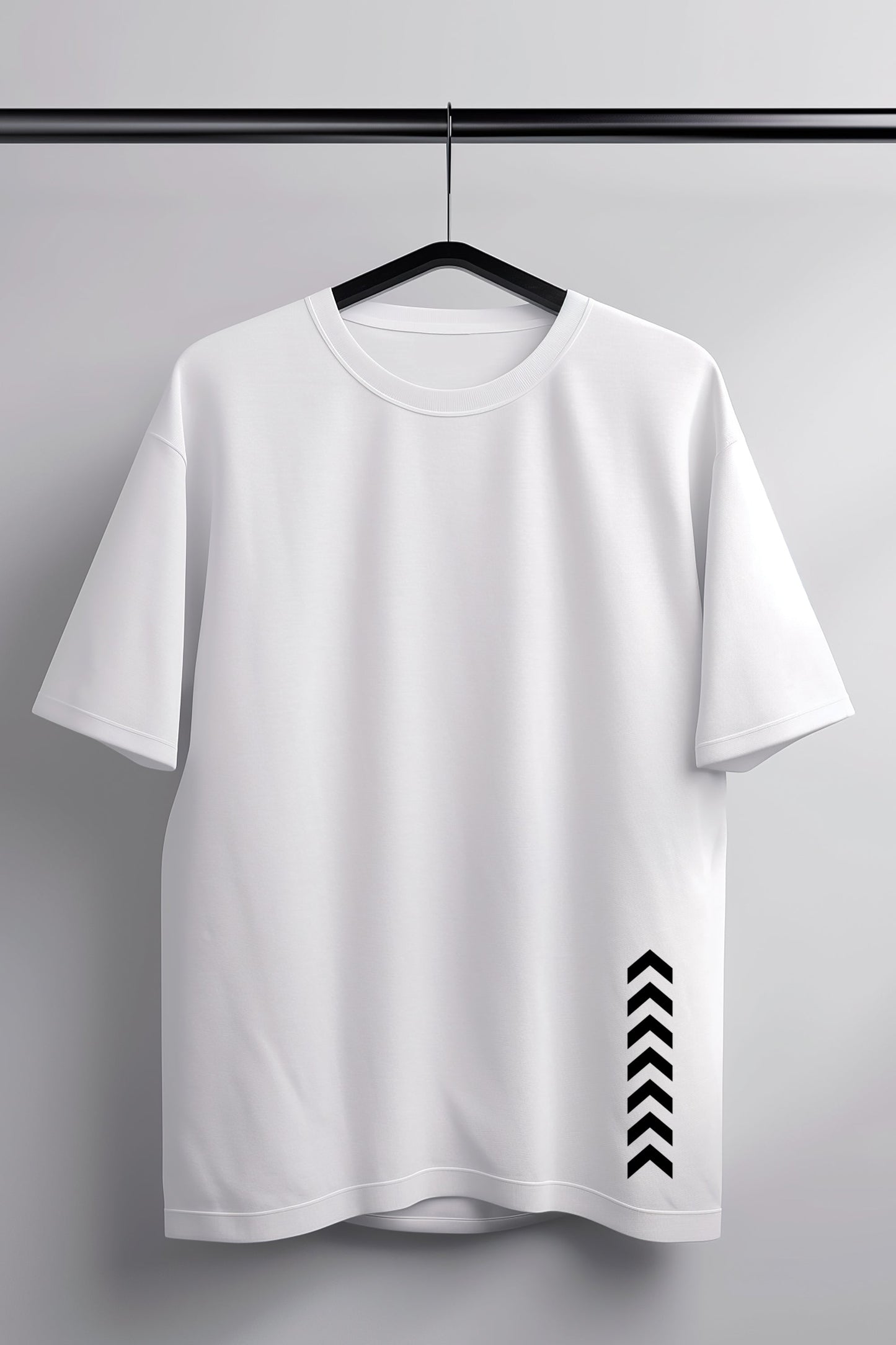 Influential White Oversized Tee