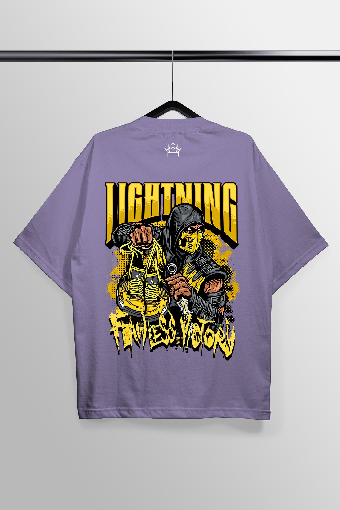 Lightning Lavender Oversized Tee