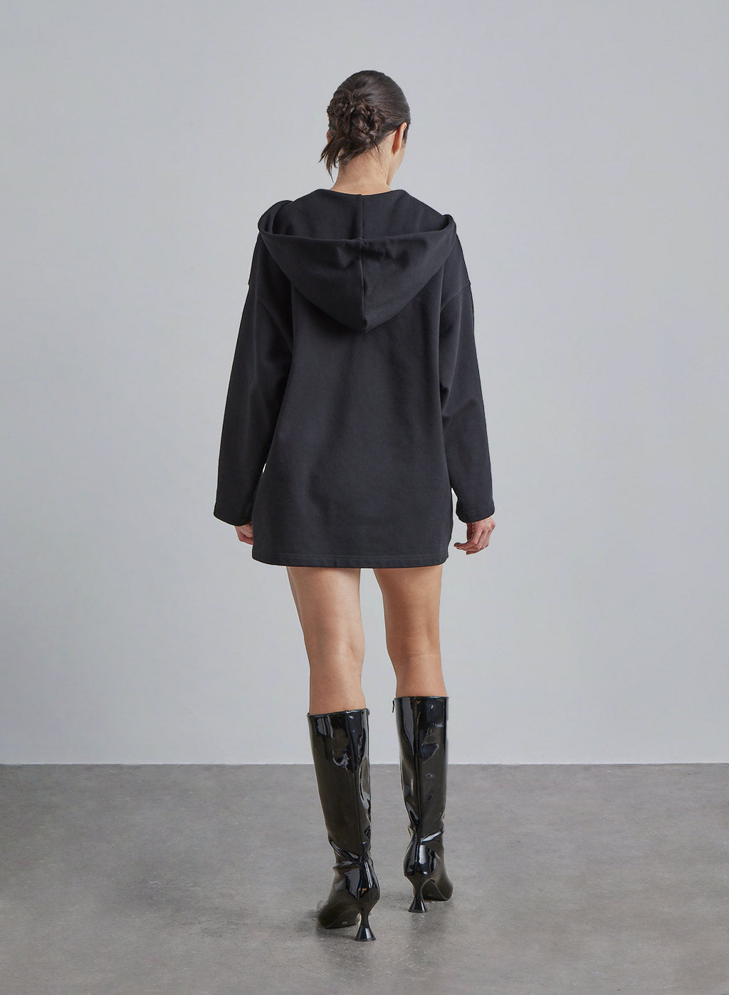 Baggy Tunic Hoodie Dress