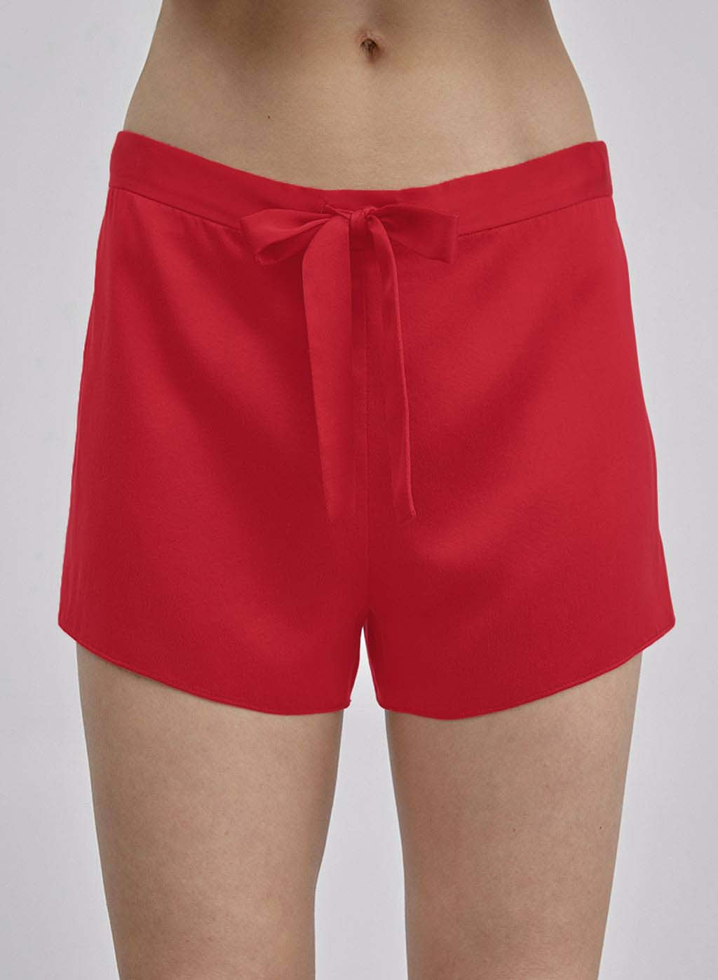 Belted Woven Shorts