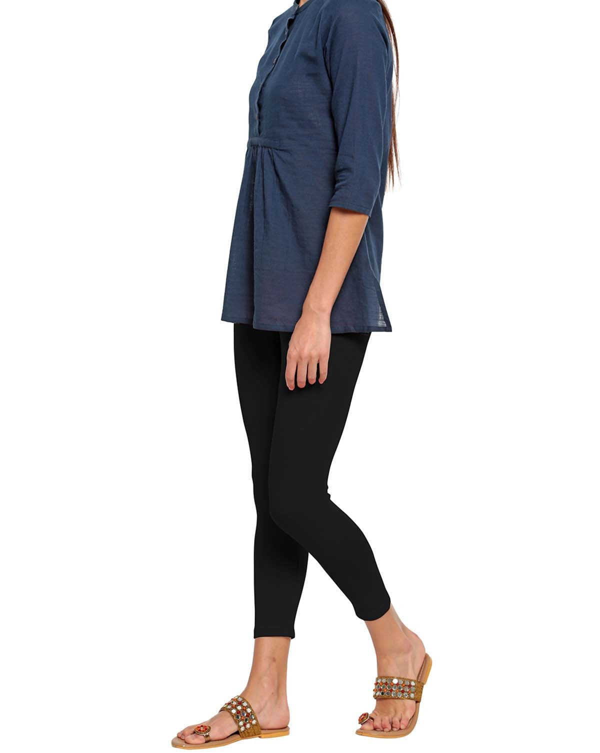 Black Legging Cropped 7/8