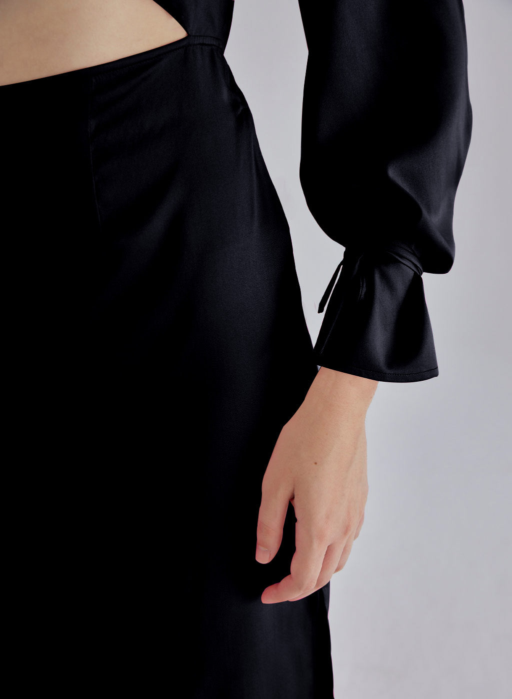 Black Palace Midi Dress