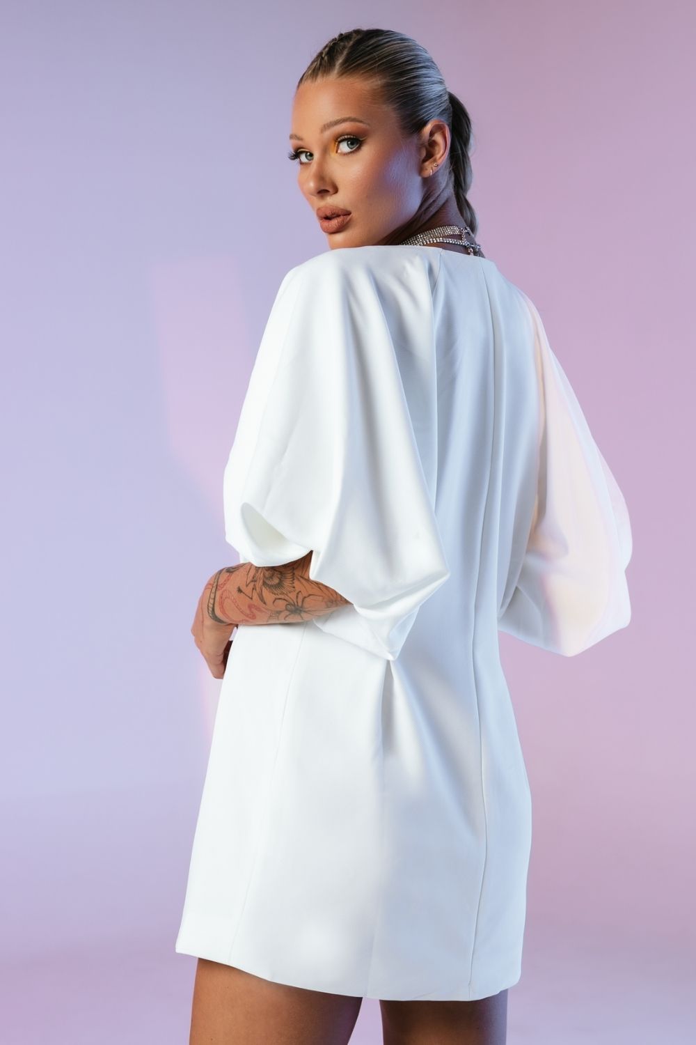 Bring it on White Mini Dress