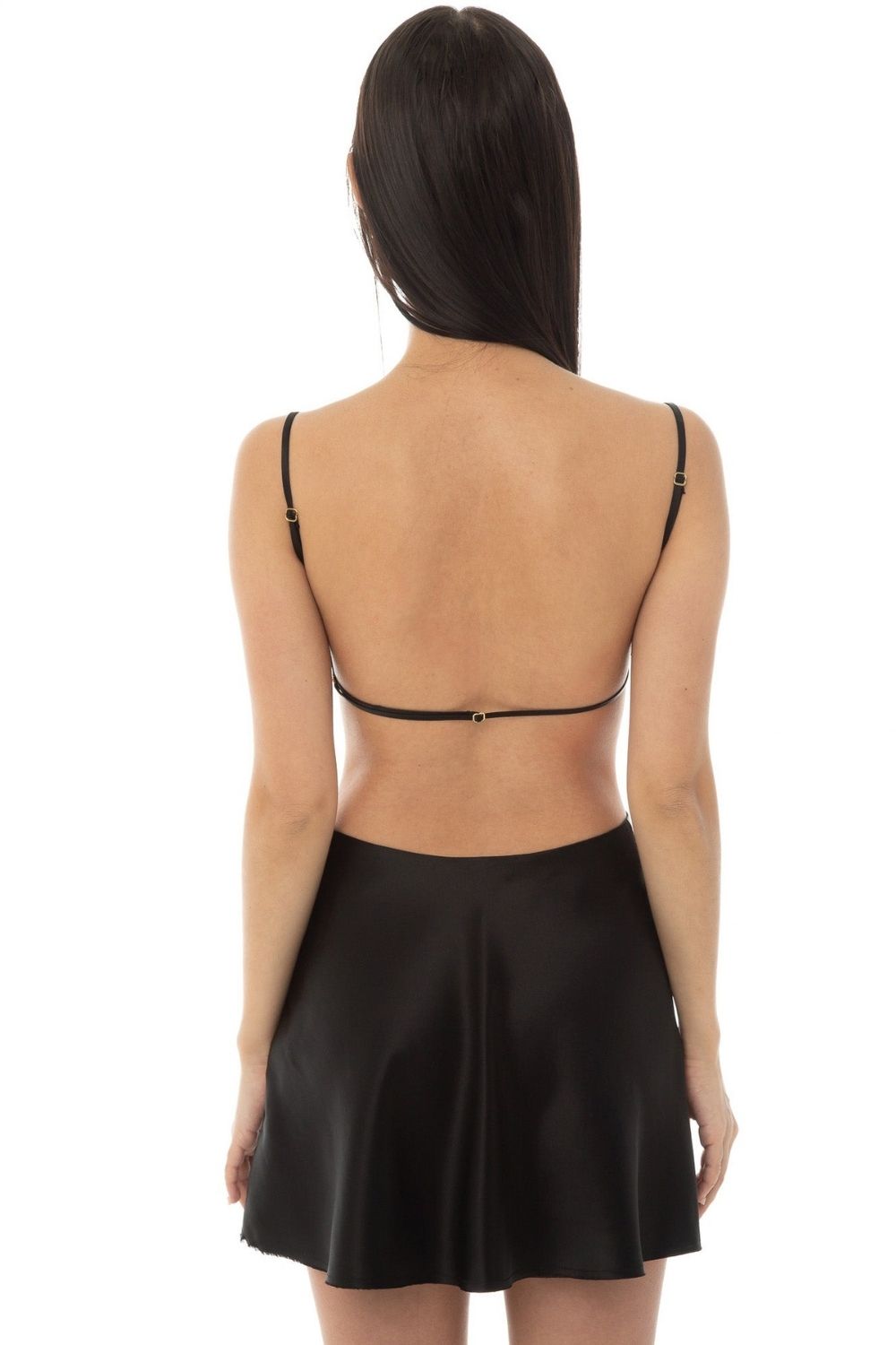 Lets Talk About It Black Mini Dress