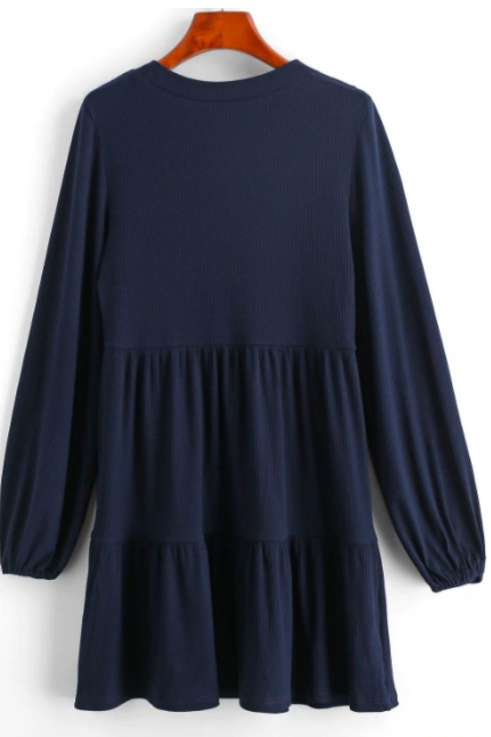Long Sleeve Ruffle Mini Dress