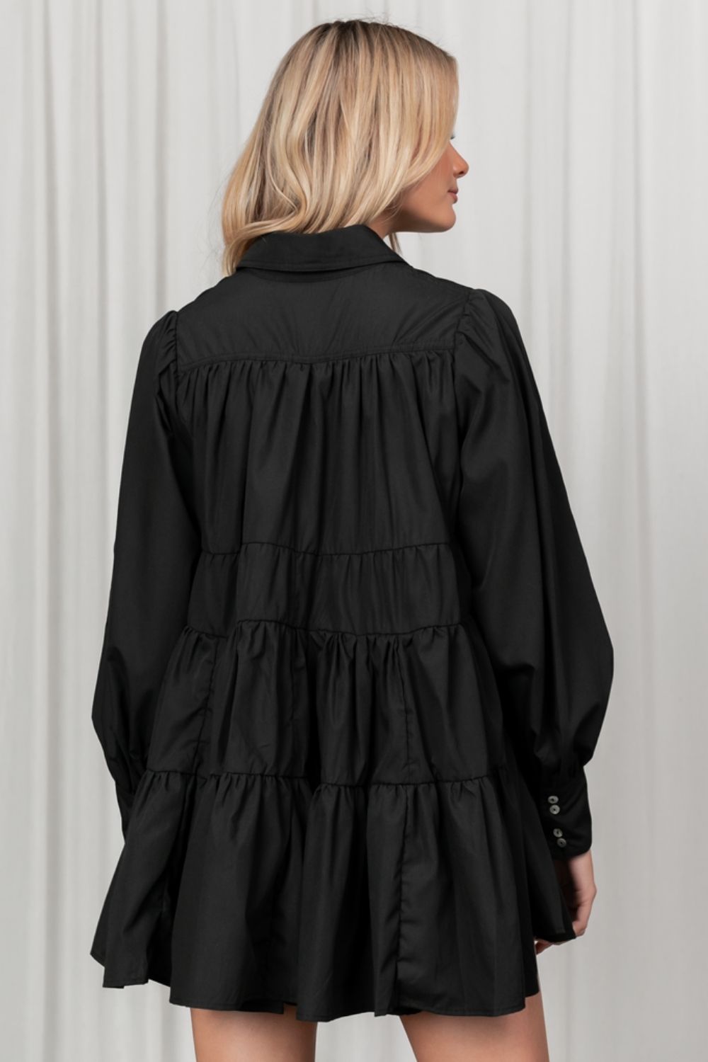 Not Easy Black Mini Dress