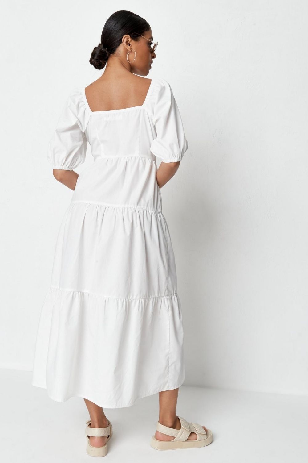 Open Front Milkmaid Dress