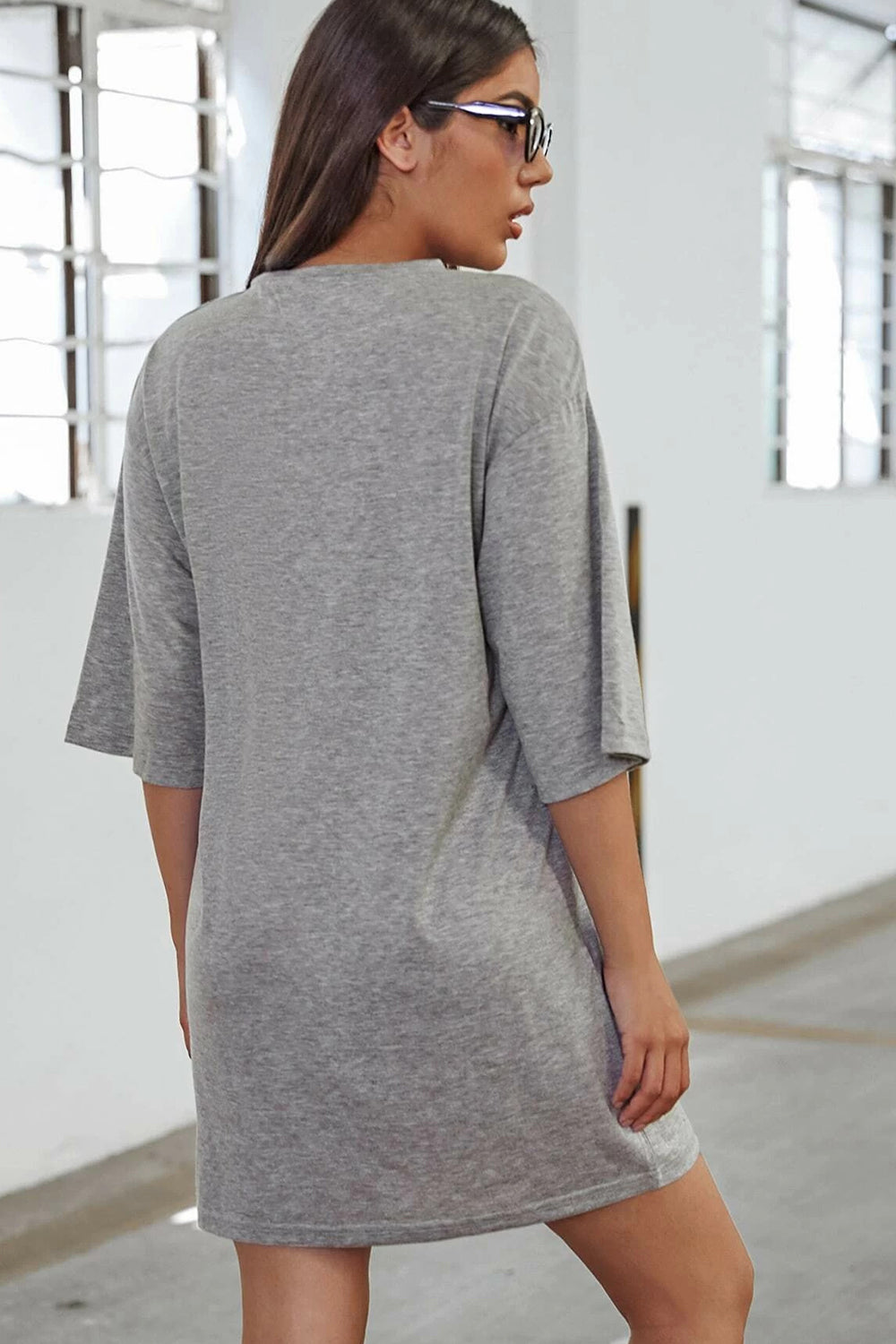 Oversized Grey Dress