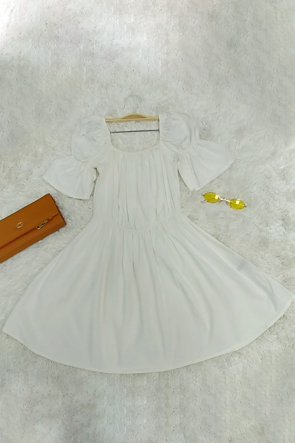 Mini Square Neck Dress