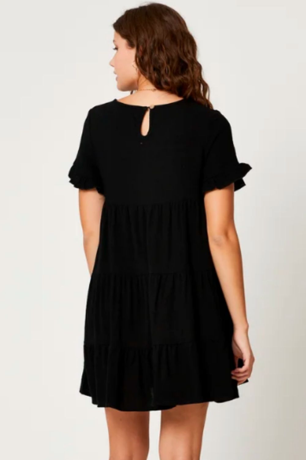 Ruffle Tiered Smock Dress