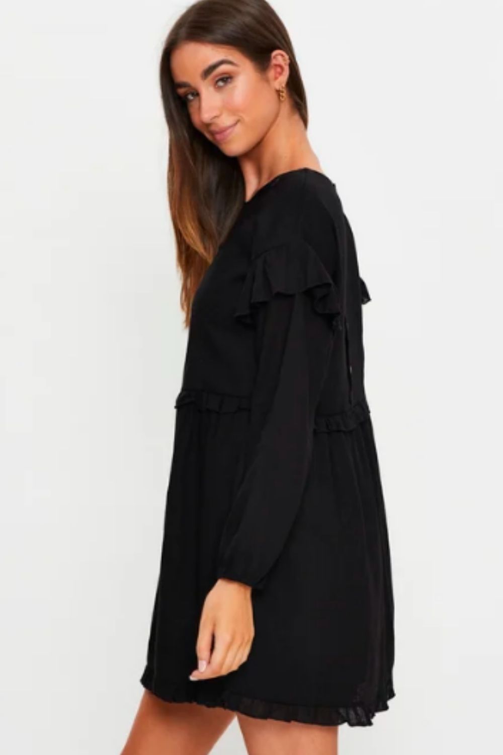 Ruffle Trim Summer Dress