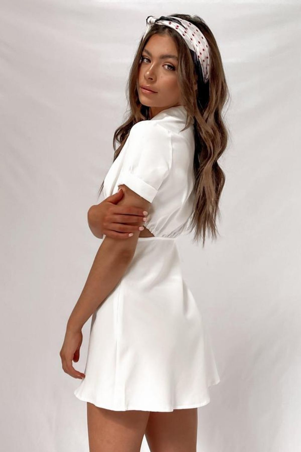 Shout Out Dress White