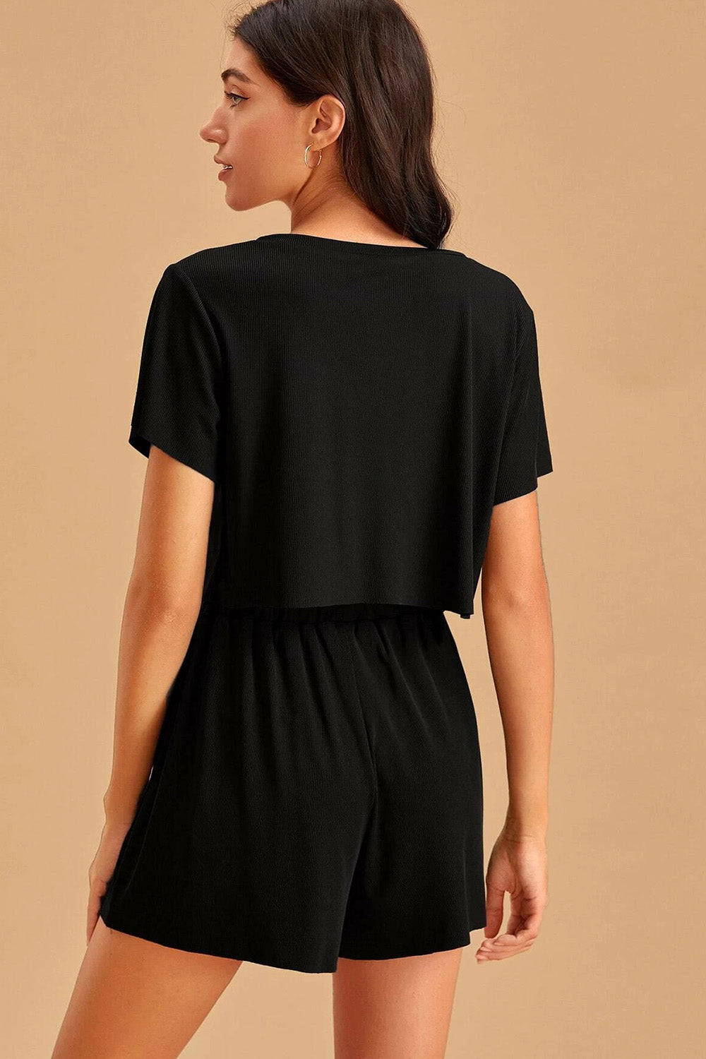 Solid jersey PJ set