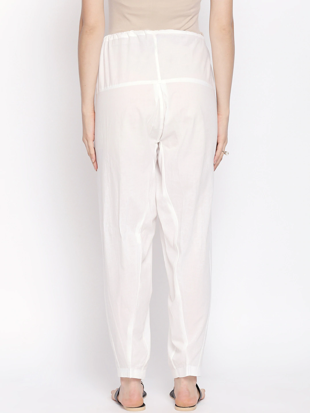White cotton salwar