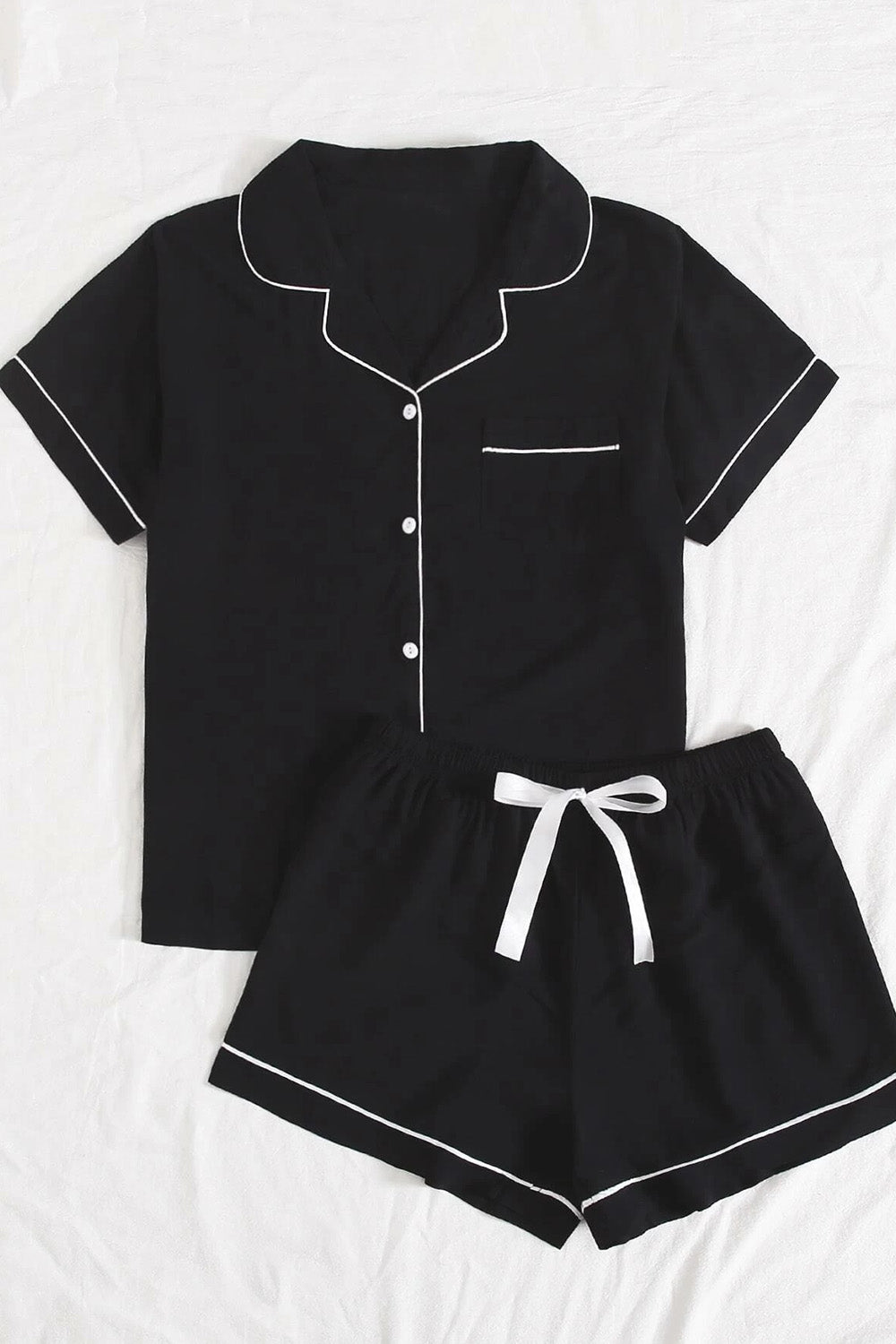 Contrast lapel PJ