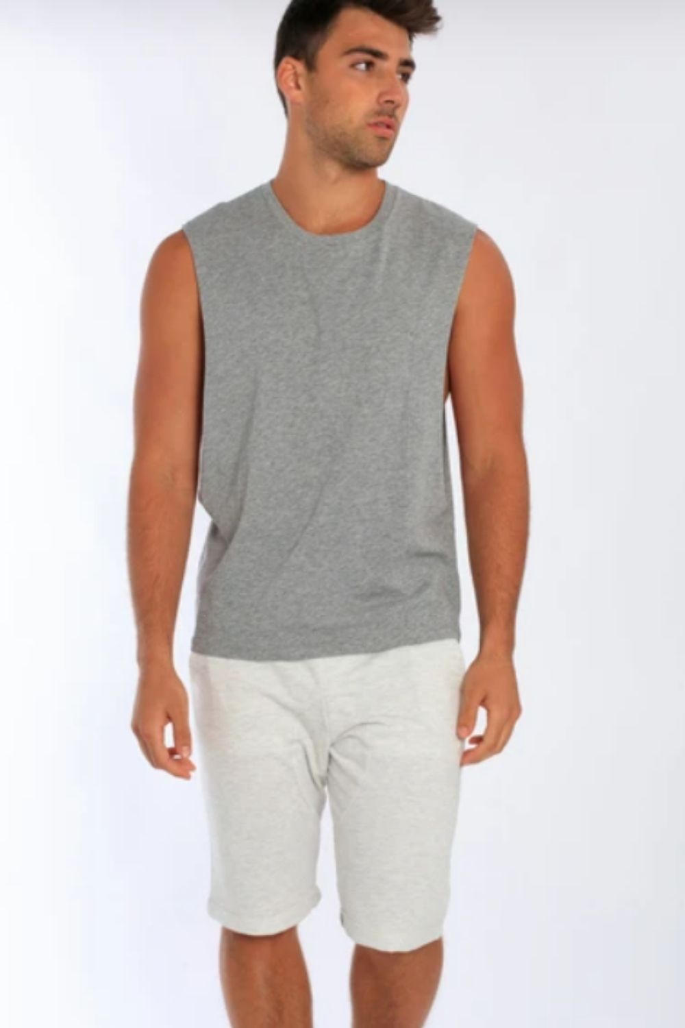Straight Cut Tshirt Grey