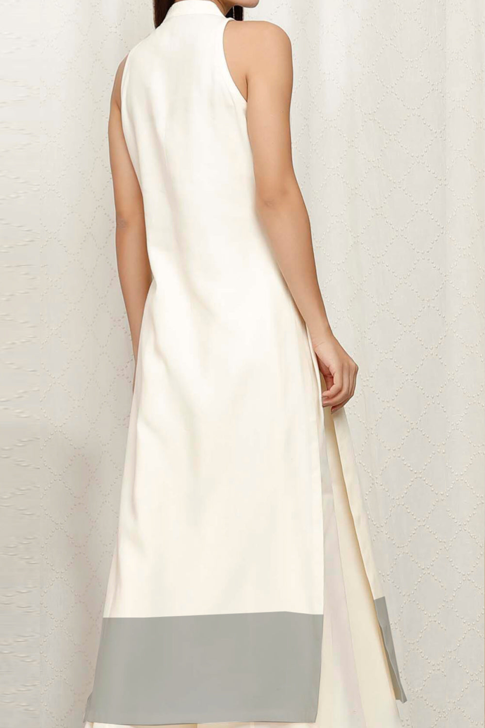 Afreen White Smart Kurta