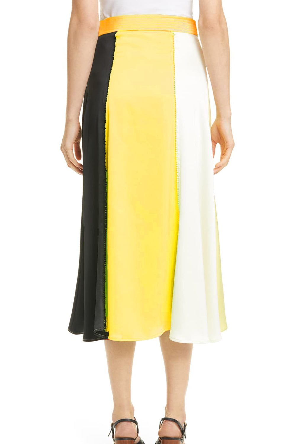 Vertical Colorblock Skirt