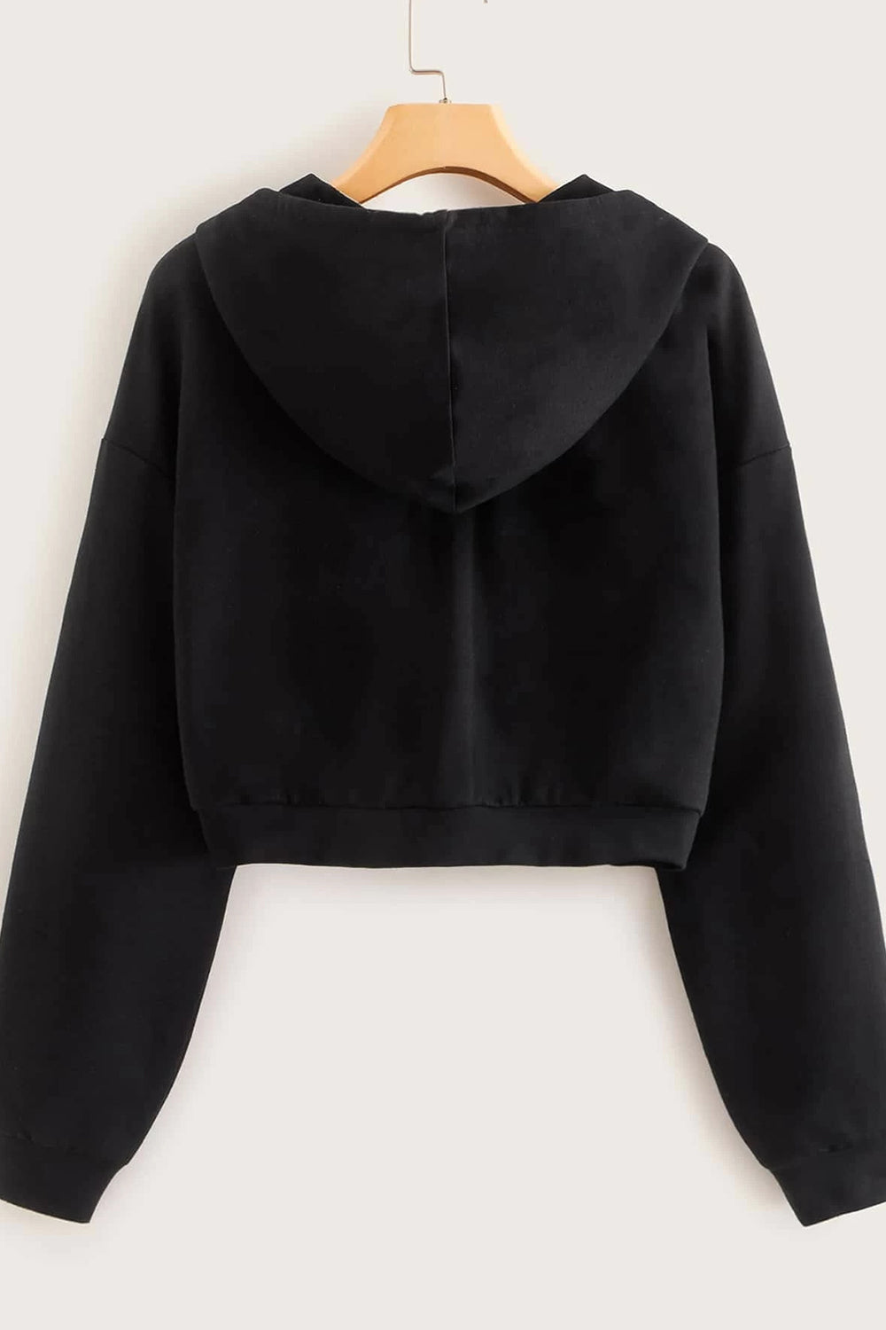 Zipper Hoodie Black