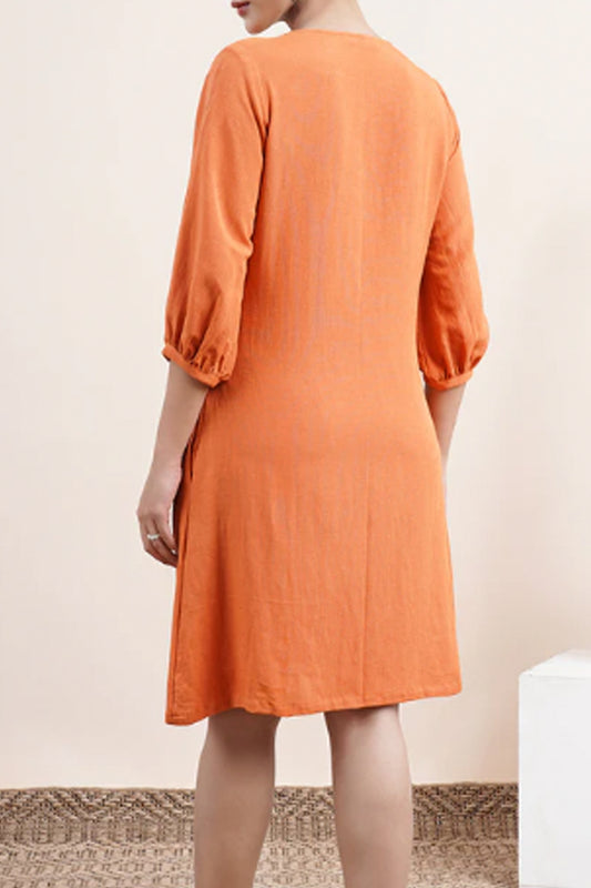 Kensington Orange Dress