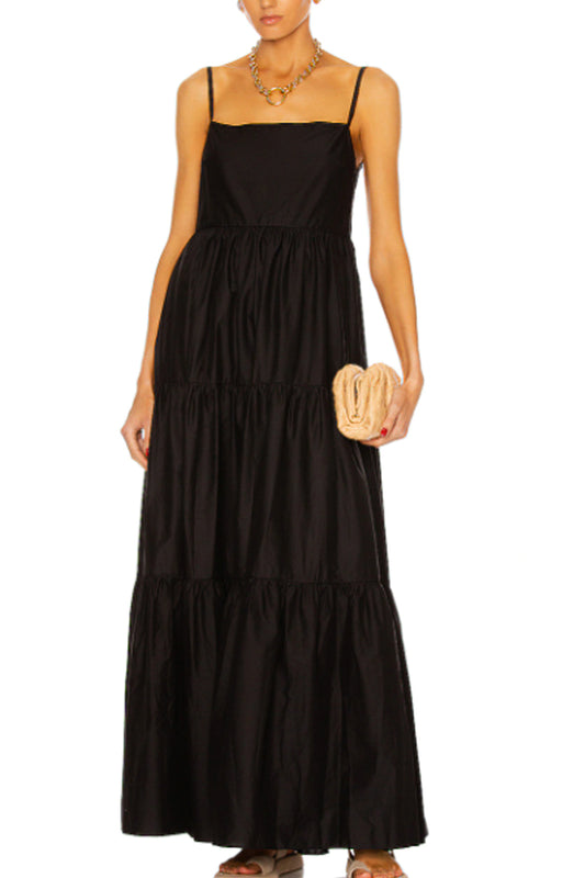 Fluttering Black Dress