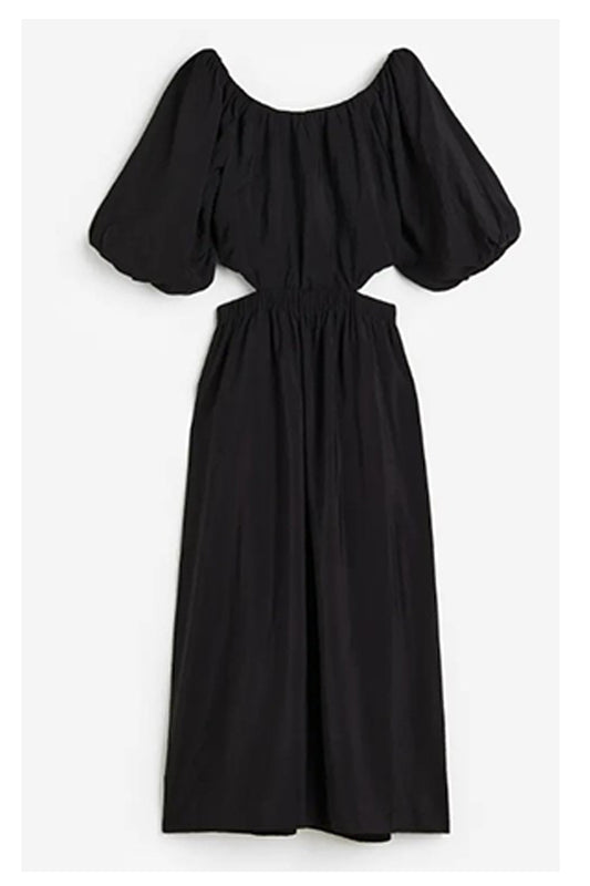 Chania Black Dress