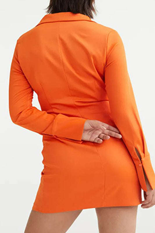 Alexandroupoli Orange Dress