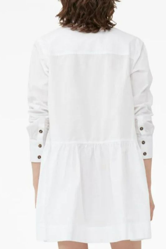 Olive White Dress