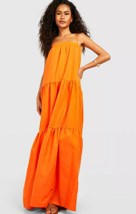 Quirky Orange Dress