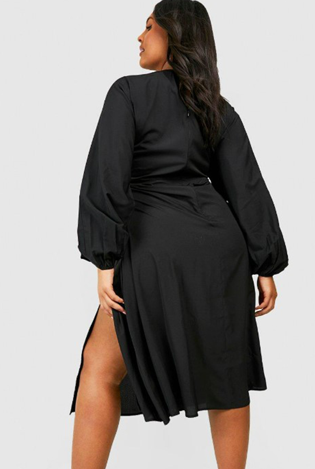 Zestful Black Dress
